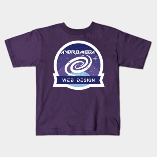 Andromeda Web Design Kids T-Shirt